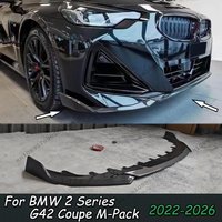 Spoiler de pare-chocs avant style Maxton pour BMW Série 2 G42 218i 220i 220d 230i M240i Coupé M-Pack 2022-2026 Tuning ABS