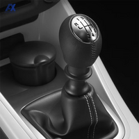 6 Speed Car Gear Shift Knob Leather Handleball For Renault Megane Clio Laguna Scenic Opel Car Interior Accessories
