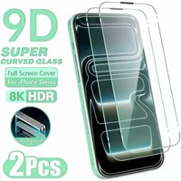 1-2pcs HD Protective Glass For iPhone 17 17Pro Max 17Pro 16Pro Max 16Pro 16Plus 16e 16 15Pro Max 15Pro 15Plus 15 14 13 12 11 XS