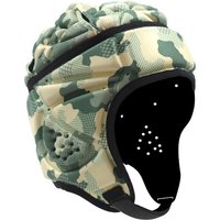 Adult Shockproof Soft Helmet EVA Head Protector Rugby Helmet Adjustable Soccer Headgear Kids Outdoor Sports