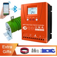 3000W MPPT Wind Solar Hybrid Controller Regulator Auto Match 12V 24V 48V Wind 1500W PV 1500W Optional Bluetooth Android APP