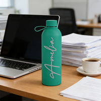 Custom Logo Thermos Vacuum Flask Stainless Steel Portable Thermos Bottle Outdoor Sports Water Bottle Travel Mug Holiday Gifts
