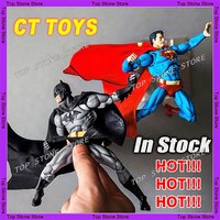 CT Factory Batman vs Superman Hush Action Figure Mafex 117 126 Comic Dawn of Justice Ct Toys Comic Clark Wayne Figurine Model image 4