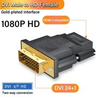 1080P Bi-directional DVI to HDMI Adapter DVI 24+1 Male to HDMI Female Connector Converter For Laptop TV Box Multimedia Accessory