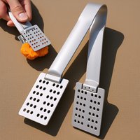 Stainless Steel Tea Bag Squeezer Spoon Strainer Tongs for Hot Tea Bags Kitchen Cooking Multi Purpose Food Clamp Dishwasher Safe