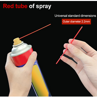 100Pcs Spray Can Extension Straw Replacement Accessories Rust Remover Lubricant Spray Straws〔CC11〕