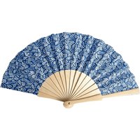 Cute Lemon Print Folding Hand Fan Wooden Handle Delicate Hand Cranked Fan Portable Creative Chinese Style Fan Photography