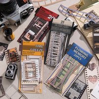 20pcs Film Collection Hollow Frame Stickers Art Collage Decor Junk Journal Scrapbook Diary Album School Stationery Supplies