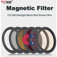 Magnetic Filter Lens Front Filter Quick Release UV ND8 ND64 CPL Starlight Streak Filter 1/4 1/8 Black Mist 52mm 58mm 67mm 77mm
