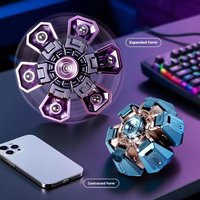 Transformable Finger Mecha Fidget Spinner Stress Relief Telescoping Hand Spinner Toys Mechanical Transformation Fidget Toy