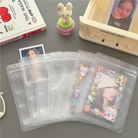 50Pcs Matte Self Sealing Bag Transparent For Game card Photo Packaging Bag Food Candy Sealing Bag Fruit Tea Sealing Bag