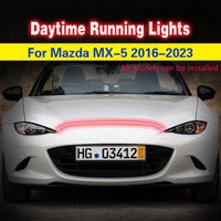 1Pcs DRL For Mazda MX5 MX-5 NA NB 2016 - 2023 Waterproof LED Daytime Running Lights Daylight Fog lamp Signal Strip Lamp 12V