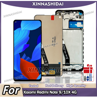 6.53" For Xiaomi Redmi Note 9 LCD Display Screen Replacement For Redmi 10X 4G LCD M2003J15SG Display M2003J15SC Parts