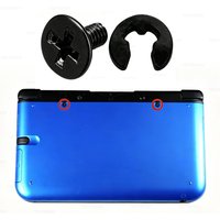 1/20SET Screw Bolt Washer For 2DS 3DS LL XL New 3DS NEW 3DSLL /XL Battery Back Cover Replacement Repair Part Game Accessories
