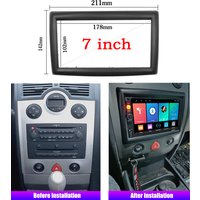 2 Din Car Audio Radio Fascia Fit For Renault Megane 2 II 2002 2003 2004 2005 - 2009 Stereo Frame Panel Plate Dash Installation