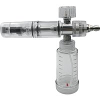100ml Pressure Washer Gun Adjustable 4500PSI Water Foam Pot with 1/4 Inch Quick Connector Foam Spray Pot Car Wash Accessories