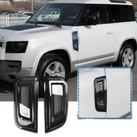 Car auto parts tuning air vent side vents grill left and right ABS for 2020 Land rover defend Car Door Side Vent Mesh Grille