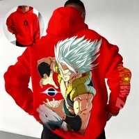 Vintage Anime Dragon Ball Hoodie Sweatshirt Men Women Graphic Print Oversize Casual Streetwear Pullover Jacket Autumn Winter Top