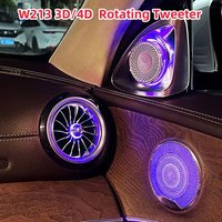 For Mercedes-benz E-class W213 2016-2023 64 Colors 4D Rotating Tweeter Speaker Led Luminous Car Speaker Refit 3D Tweeter