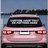 Custom Business Logo Sticker – Personalized Company Branding Decal Car Window Vinyl Decal High-Quality Waterproof PVC Material