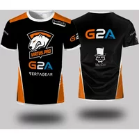 Virtus.Pro Esports Club Uniforms Summer Outdoor Men's And Women's Sport Breathable T-Shirt Loose Daily Casual Round Neck Clothes