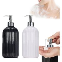 New!500ml Liquid Soap Dispenser Refillable Pump Bottle Bathroom Shower Gel Wash Shampoo Sub-bottling Kitchen Hands Soap Bottles
