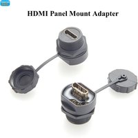 IP67 Waterproof HDMI 1.4 Female to Female Coupler 4K@30Hz Flush Panel Mount Pass Through Connector for TV PC Monitor Projector
