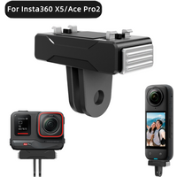 Magnetic Two Claw Adapter 1/4 Thread For Insta360 X5 Ace Pro 2 1 X4air Action Camera Accessories