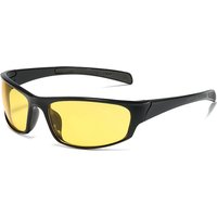AliExpress Other Sports Cycling Sunglasses Wrap Around Sun Glasses Yellow Lens Night Vision Sunglasses Night Driving Glasses