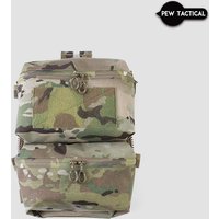 PEW TACTICAL Back Panel Double Pouch PEWTAC FCPC V5 airsoft BP04