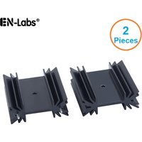 Transistor Heatsink MOS TO-220 TO-247 TO247 Heat Sink TO-3P IC Aluminum Radiator for Triode 7805 Audion Dissipation- 2pcs