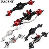 Aluminum Alloy CNC Anodized Front Rear Portal Axle for 1/10 RC Crawler Car Axial SCX10 II 90046 90047 RGT ex86100 Upgrade Parts