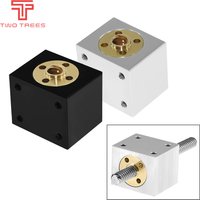 T8 Screw Nut Housing Bracket For 8mm T8 Trapezoidal Lead Screw Nut converter Nut Seat Aluminum Block 3D Printer Parts