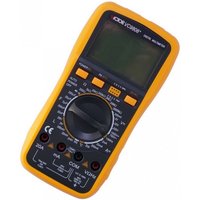 Digitalmultimeter Victor VC9808+ mit Autorange, 19999 Counts, misst Kapazität, Frequenz und Dioden