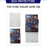 Box Protector For Atari Jaguar Game Complete In Box Custom Made Clear Plastic Case