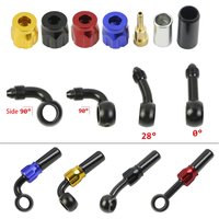 Brake Banjo Fitting Remove Aluminum Moto hydraulic Reinforced Brake Clutch Oil Hose Line AN3 for Motorcycle ATV Dirt Bike Buggy
