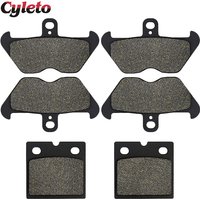 Cyleto Motorcycle Front Rear Brake Pads for BMW K100RS K 100 RS K1 K1100LT K 1100 LT K1100RS K1100 RS K1200RS R1100RS R 1100 RS