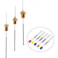 10pcs 3D Printer Tools Stainless Steel Nozzle Cleaning Needles E3D V6 Nozzle MK8 Nozzle Drills Needle For 3D Printer Ender 3 V2