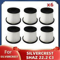 Compatible For SILVERCREST SHAZ 22.2 C3 Handle Cordless Vacuum Cleaner Hepa Filter Replacement Spare Parts Accessories