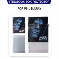 Box Protector Steelbook Blu-ray For PS4 G2 Sleeve Custom Made Clear Plastic Protection