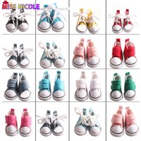 14'' Fashion Cute 5 cm Canvas 13 Colors Doll Shoes Snekers For 1/6 BJD Dolls Russian DIY Handmade Toys Shoes For Nancy Lesly