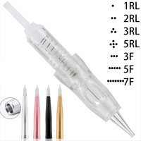 Tattoo Cartridge Needles Permanent Makeup For Tattoo PMU Machine Kit Eyebrow Lips 1R 2R 3R 5R 3F Microblading Tattoo Supplies