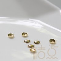 DIY Supply-Solid Brass Finding Bead Cap - 4mm (4123C)