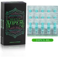 20PCS Make-Up Tattoo Patrone Nadeln Einweg Sterile Runde Liner Nadeln 0,25 MM 0,3 MM 0,35 MM Für Tattoo rotierenden Stift Liefert