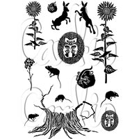 2022 New Cartoon stamp Clear Stamps for Scrapbooking Transparent Silicone Rubber DIY Photo Album Decor 034
