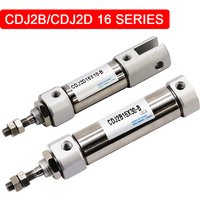 CDJ2B/CDJOJ Alésage 16mm Acier Inoxydable Mini intervalles Double Action CDJ2B16-10 *