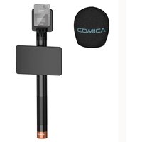 HR-WM Interview Handheld Adapter for Rode Wireless GO/BoomX-D/D Pro/BoomX-U Wireless Microphone for TV/News Report