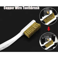 3D Printer Cleaner Tool Copper Wire Toothbrush Copper Brush Handle For Nozzle Block Hotend Cleaning Hot Bed Cleaning Parts