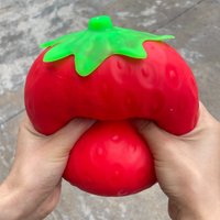 Super Jumbo Strawberry Squishy Toy Slow Rising Simulated Strawberry Antistress Anti Anxiety Fidget Toy Friends Gifts