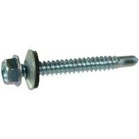 Kramp Self tapping screw 6.3x38mm, 10mm flange hex head, DIN 7504 7504KNEO6338P200